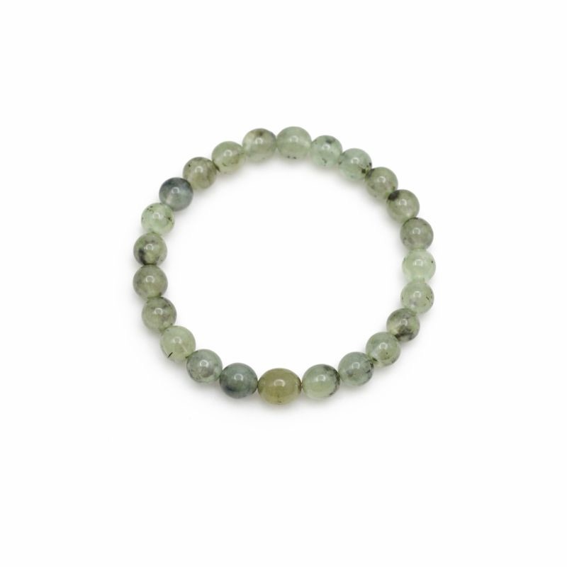 Prehnite Stretchy Bracelet 50$